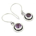 将图像加载到图库查看器中， 925 Silver Amethyst Earrings for Women | Daily Wear Jewelry

