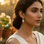Load image into Gallery viewer, 925 Silver Pearl Drop Earrings for Women | Elegant Jewelry
