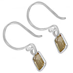 将图像加载到图库查看器中， 925 Silver Citrine Drop Earrings | Women's Jewelry Gift
