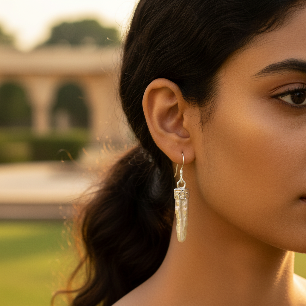 925 Silver Pearl Drop Earrings for Women | Elegant Jewelry