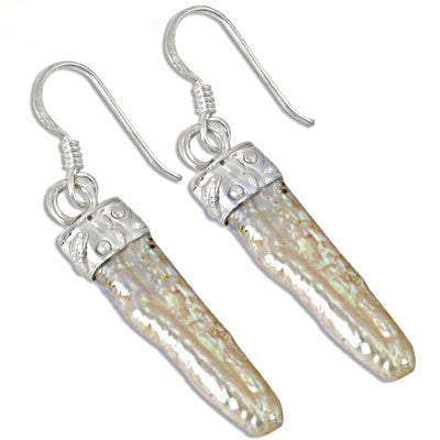 925 silver pearl drop earrings for women | elegant jewelry