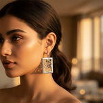 Load image into Gallery viewer, 925 Silver Amethyst &amp; Peridot Earrings for Women | Gemstone Jewelry
