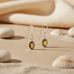 将图像加载到图库查看器中， 925 Sterling Silver Gemstone Earrings for Women | Daily Wear
