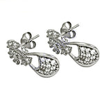 将图像加载到图库查看器中， 925 Silver Cubic Zirconia Stud Earrings for Women | Gift Jewelry
