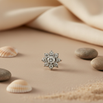 将图像加载到图库查看器中， Flower Stud Earrings | Cubic Zirconia | For Women | Gift
