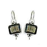 将图像加载到图库查看器中， 925 Silver Smoky Quartz Earrings for Women | Gemstone Jewelry
