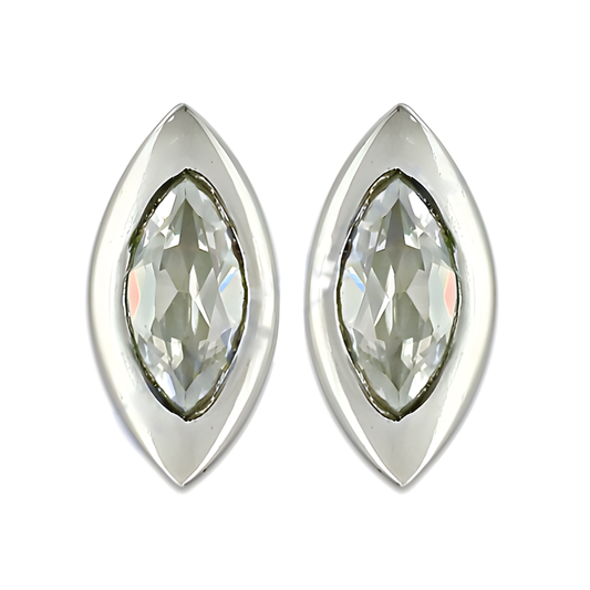 Cubic Zirconia Silver Earrings