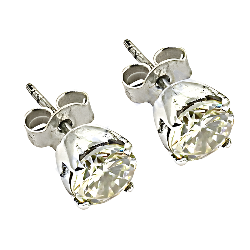 Charming Cubic Zirconia 925 Silver Earring