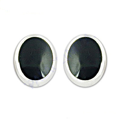 925 silver onyx stud earrings for women | daily wear jewelry