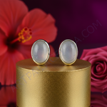 Load image into Gallery viewer, Silver Stone Stud Earrings for Women | Daily Wear Jewelry
