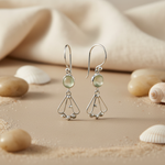 Load image into Gallery viewer, 925 Silver Moonstone Drop Earrings for Women | Daily Wear Gift
