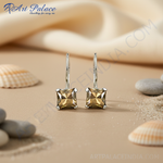 将图像加载到图库查看器中， 银色公主切割托帕石水滴耳环，女士款 | 礼物
