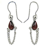 将图像加载到图库查看器中， 925 Silver Teardrop Gemstone Earrings for Women | Gift
