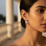 将图像加载到图库查看器中， Silver Hoop Earrings for Women | Daily Wear Jewelry
