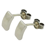 Load image into Gallery viewer, Silver Face Stud Earrings | Unique Jewelry for Women
