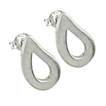 将图像加载到图库查看器中， 925 Silver Teardrop Stud Earrings | Minimalist Jewelry for Women
