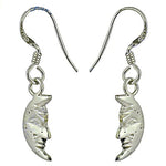 将图像加载到图库查看器中， Sterling Silver Crescent Moon Earrings for Women | Celestial Jewelry
