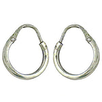 将图像加载到图库查看器中， Silver Hoop Earrings for Women | Daily Wear | Gift
