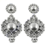 Load image into Gallery viewer, Silver Dangle Earrings | Filigree Design for Women | Gift
