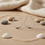 将图像加载到图库查看器中， 925 Silver Hoop Earrings for Women | Daily Wear Jewelry
