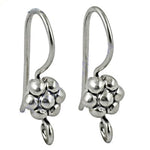 将图像加载到图库查看器中， 925 Silver Flower Drop Earrings for Women | Dainty Jewelry
