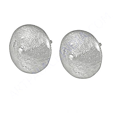 Silver textured stud earrings | women's jewelry | daily wear
