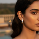将图像加载到图库查看器中， gold plating Cubic Zirconia Ear Climbers | Women's Fashion Jewelry
