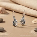 将图像加载到图库查看器中， 925 Sterling Silver Crystal Drop Earrings | Women's Jewelry Gift
