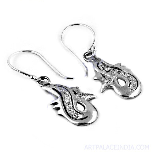 925 sterling silver crystal drop earrings | women's jewelry gift