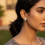 Load image into Gallery viewer, 925 Silver Round Cubic Zirconia Earrings for Women | Gift
