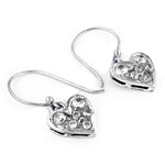 将图像加载到图库查看器中， 925 Silver Cubic Zirconia Heart Earrings for Women | Gift

