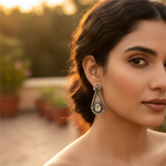 Load image into Gallery viewer, 925 Silver Lemon Quartz Teardrop Earrings for Women
