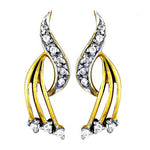 Load image into Gallery viewer, gold plating Diamond Earrings | Women's Elegant Jewelry Gift
