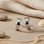 Load image into Gallery viewer, Silver Stud Earrings with CZ for Women | Daily Wear Jewelry
