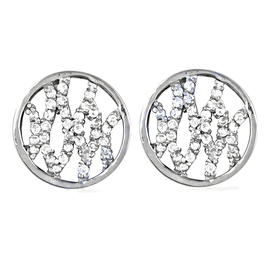 Fashion Accessories Cubic Zirconia Silver Earrings