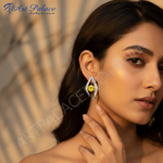 Load image into Gallery viewer, 925 Silver Yellow Gemstone Earrings | For Women | Daily Wear
