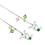 Load image into Gallery viewer, 925 Sterling Silver Bunny Charm Bracelet for Women | Gift Jewelry
