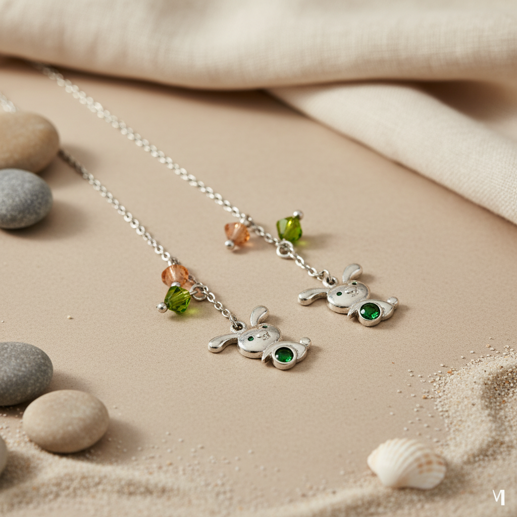 925 Sterling Silver Bunny Charm Bracelet for Women | Gift Jewelry