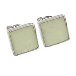 将图像加载到图库查看器中， Silver Square Cufflinks | Men's Formal Wear | Gift
