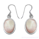 将图像加载到图库查看器中， 925 Sterling Silver Mother of Pearl Earrings for Women | Gift
