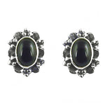 将图像加载到图库查看器中， 925 Silver Black Onyx Stud Earrings for Women | Gift Jewelry
