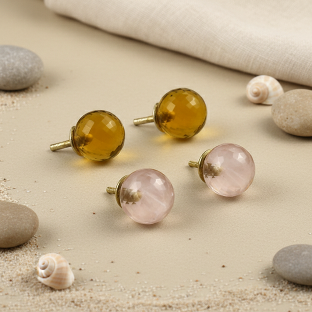 Gemstone Cabinet Knobs - Crystal Door Knobs | Furniture Hardware