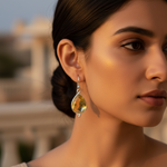 将图像加载到图库查看器中， 925 Silver Citrine Teardrop Earrings for Women | Gemstone Jewelry
