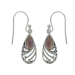 将图像加载到图库查看器中， 925 Silver Teardrop Gemstone Earrings for Women | Dangle Earrings
