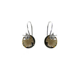 将图像加载到图库查看器中， Silver Smoky Quartz Earrings for Women | Dangle Jewelry
