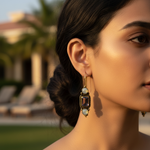 Load image into Gallery viewer, gold plating Gemstone Drop Earrings for Women | Statement Jewelry
