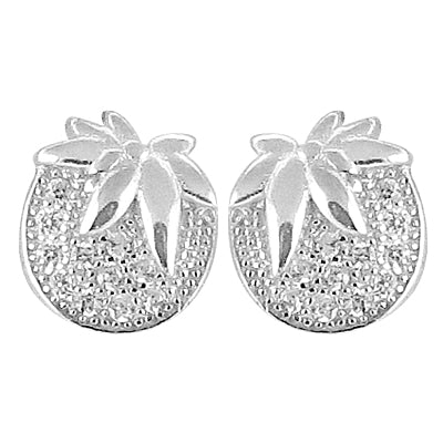925 silver flower stud earrings for women | gift jewelry
