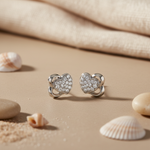 将图像加载到图库查看器中， Silver Heart Stud Earrings for Women | Dainty Daily Jewelry

