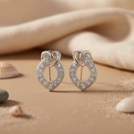将图像加载到图库查看器中， Silver Cubic Zirconia Drop Earrings for Women | Elegant Jewelry
