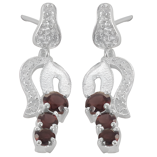 Indian Cubic Zirconia Silver Earring